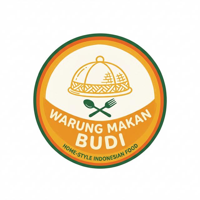 Logo Warung Makan Budi